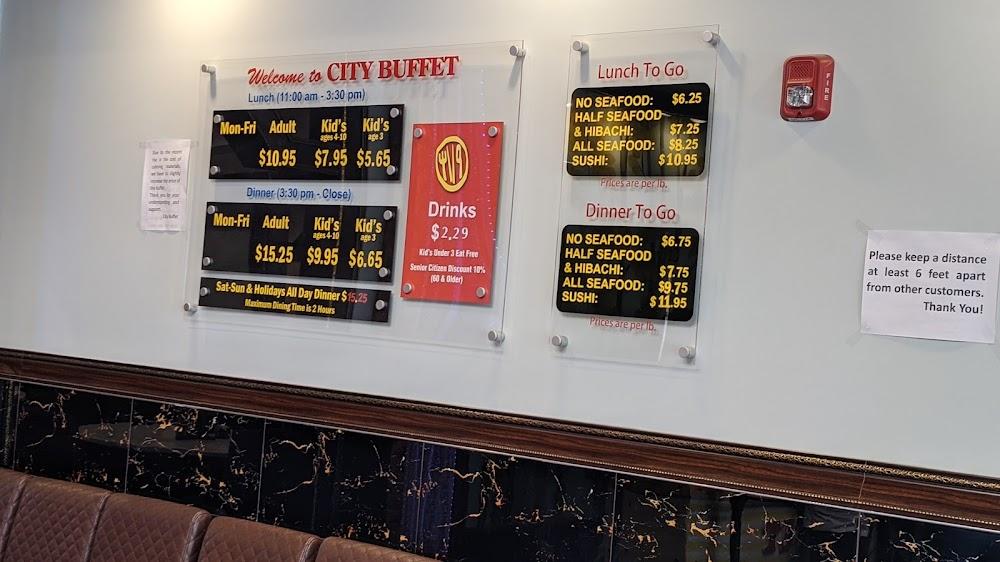 City Buffet Menu image 2