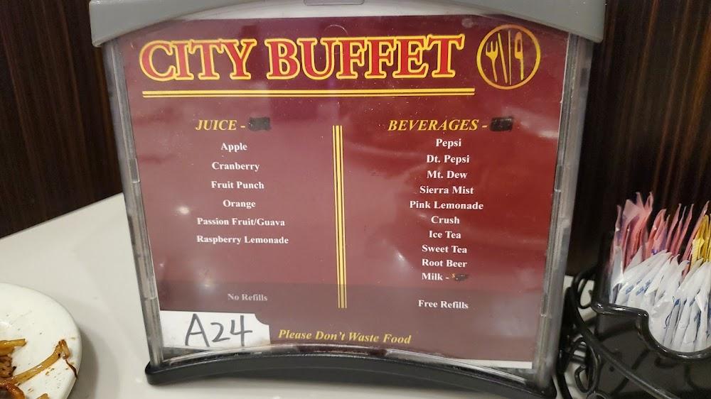 City Buffet Menu image 3